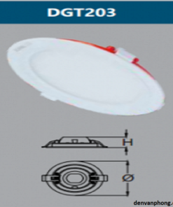 Led Panel Âm Trần Tròn 3W Duhal