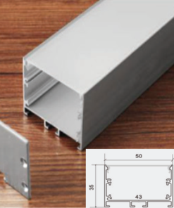 Thanh nhôm lắp nổi/ thả  PN5035N